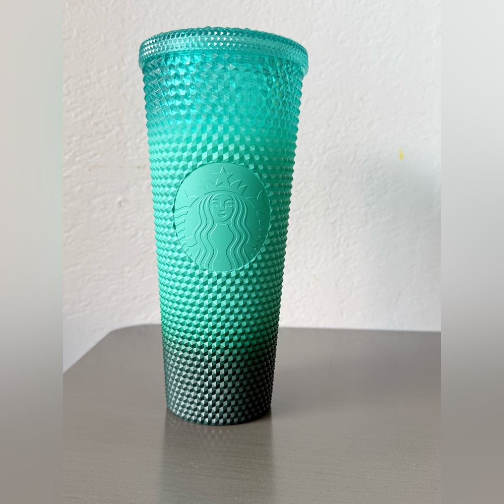 Starbucks Textured Teal and Black Tumbler